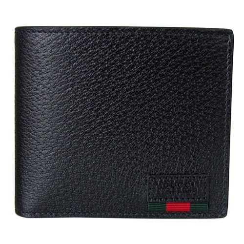グッチ GUCCI メンズ 二つ折り財布 DOLLAR ダラーカーフ ブラック 428748 DJ21T 1060