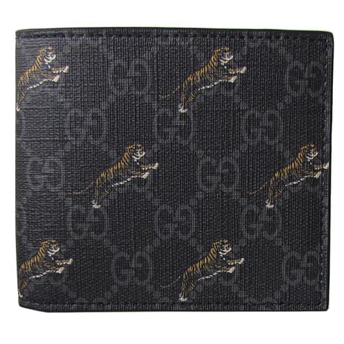 グッチ GUCCI 2つ折り財布 メンズ タイガー GG スプリームキャンバス 575132 G2BAN 1087