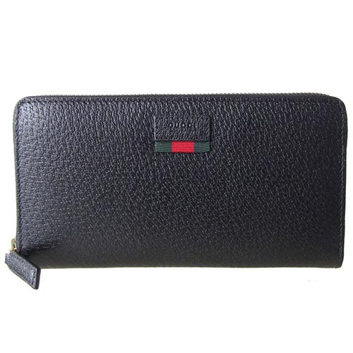 グッチ GUCCI 長財布 ラウンドファスナー AGORA DOLLAR ダラーカーフ ブラック 435298 DJ21T 1060