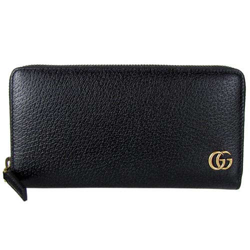 グッチ GUCCI メンズ 長財布 ラウンドファスナー GG DOLLAR ダラーカーフ ブラック 428736 DJ20T 1000
