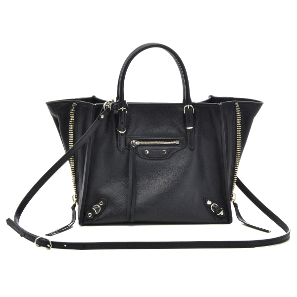 バレンシアガ BALENCIAGA PAPER ZA MINI A4 AJ 2WAYハンドバッグ 357333 DBCAN 1000