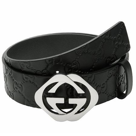 グッチ GUCCI メンズ グッチシマ レザーベルト ブラック 182320-A0V1N-1000