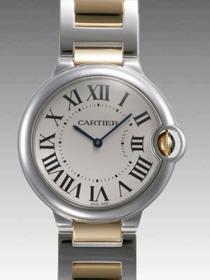 カルティエ バロンブルー ３６ｍｍ  W69008Z3
