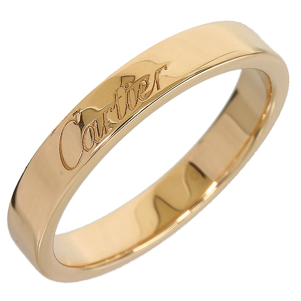 カルティエ Cartier エングレーブドリング K18PG B608987