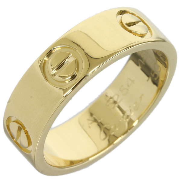 カルティエリング Cartier ラブリング K18YG B608988