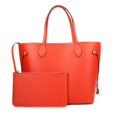 LOUIS VUITTON ルイ ヴィトン エピ ネヴァーフルMM トートバッグ ショルダーバッグ ショルダートート ポーチ付 コクリコ M41159