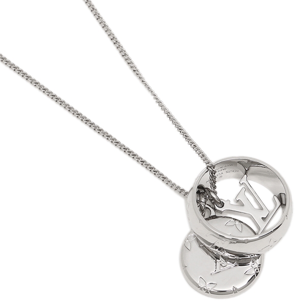 LOUIS VUITTON ネックレス アクセサリー メンズ ルイヴィトン M62485 シルバー