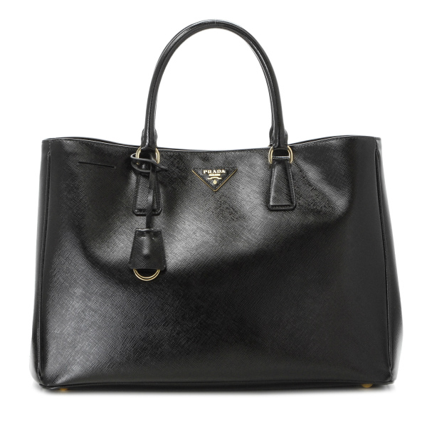 プラダ SAFFIANO LUX サフィアーノ ハンドバッグ トートバッグ 型押しレザー レッド ゴールド金具 キーリング BN1844 2AO6 002