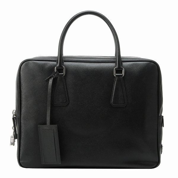 プラダ  PRADA SAFFIANO TRAVEL パドロック付ブリーフケース ビジネスバッグNERO (ブラック)VS0305 9Z2 002