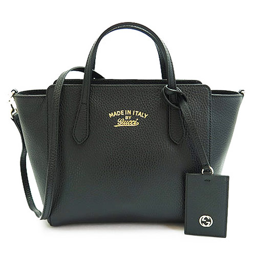 グッチ GUCCI バッグ 2WAY ショルダーバッグ ハンドバッグ レディース グッチスウィング ダラーカーフ ブラック 368827 CAO0G 1000