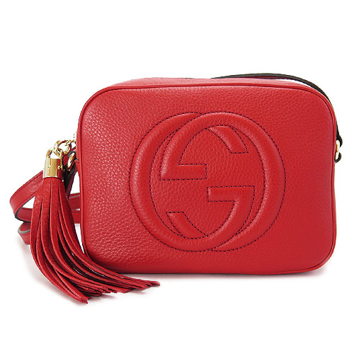 グッチバッグ GUCCI ショルダーバッグ ソーホー/SOHO レッド 308364 A7M0G 6523 レディース