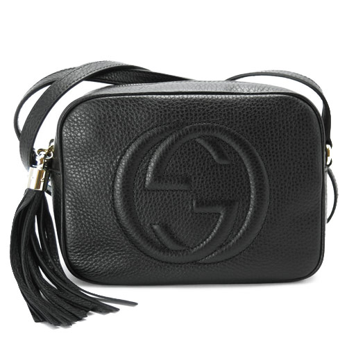 グッチ  GUCCI ショルダーバッグ SOHO ソーホ ブラック レディース 308364-a7m0g-1000