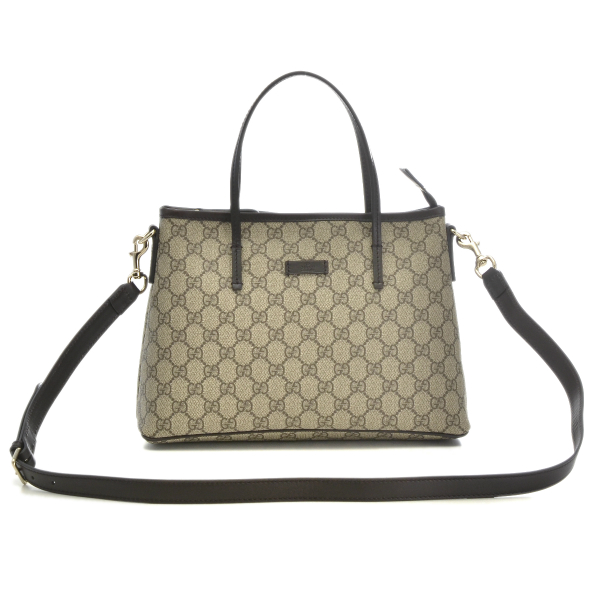 グッチ GUCCI トートバッグ 353440 KGDHG 9643 GG SUPREME SELLERIA GGスプリームキャンバス ダークブラウン ブランド