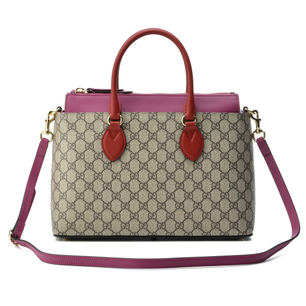 グッチ  GUCCI 2WAY トートバッグ ショルダーバッグ レディース GGキャンバス ベージュ A4サイズ 収納可能 409534 KLQHG 8526