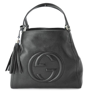 グッチバッグ GUCCI 282309 ソーホー インターロッキング ハンドバッグ レザー レディース 282309 A7M0G 1000