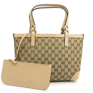 グッチ (Gucci) GGキャンバス ハンドバッグ 269878 ベージュ ベージュ×サンド 269878 F4CMG 9782