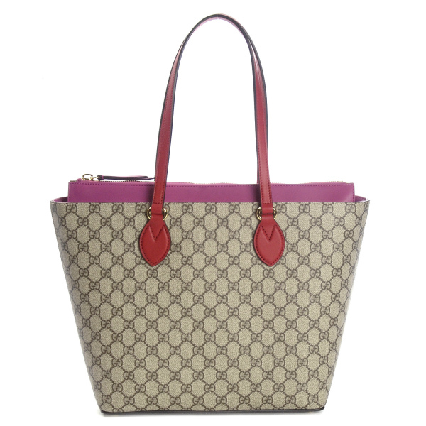 グッチ  GUCCI GGスプリームキャンバス バッグ トートバッグ 415721 KLQIG 9784 ピンク+レッド
