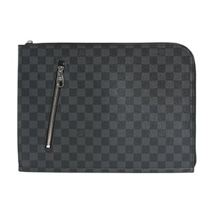 LOUIS VUITTON 【ルイ ヴィトン】 N48247 ポッシュ・ドキュマン ダミエ・グラフィット クラッチバッグ LV ビジネス メンズ