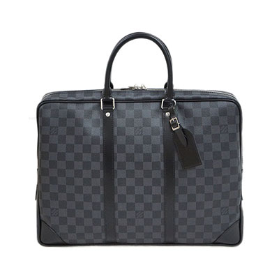 ルイヴィトンバッグ　LOUIS VUITTON　ヴィトン　ダミエ・グラフィット　LV　メンズ　ブリーフケース　ビジネス　ポルト ドキュマン・ヴォワヤージュ　N41125