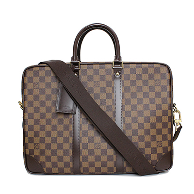 ヴィトン　ダミエ  LOUIS VUITTON ポルト ドキュマン ヴォワヤージュ ダミエ・エベヌ N41122