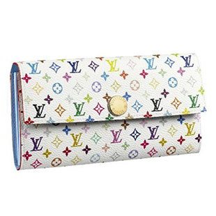 ヴィトン 　長財布　ポルトフォイユ・サラ　モノグラム マルチカラー　レザン　M93742　LOUIS VUITTON(ルイ・ヴィトン)
