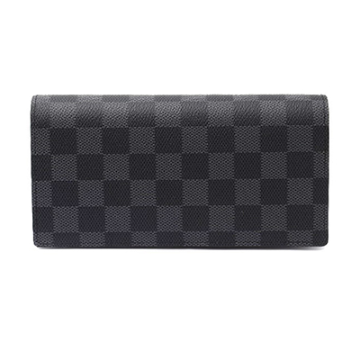 LOUIS VUITTON ルイヴィトン N62665 ダミエグラフィット ポルトフォイユブラザ 2つ折長財布