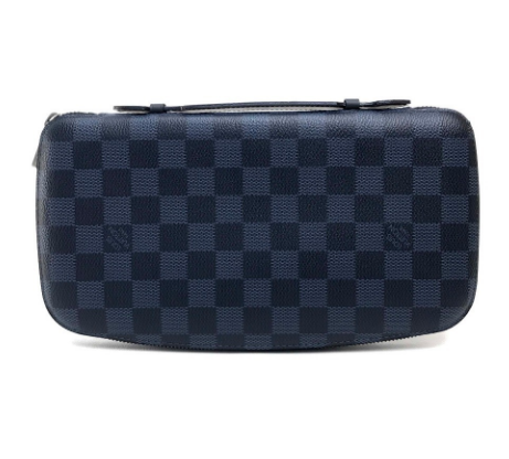 LOUIS VUITTON  ルイヴィトン N63222 アトール ダミエ コバルト クラッチバッグ ブルー×ブラック メンズ