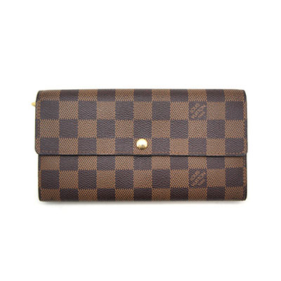 LOUIS VUITTON 　ルイ・ヴィトン　ダミエ　ポルトフォイユサラ　二つ折り長財布　N61734