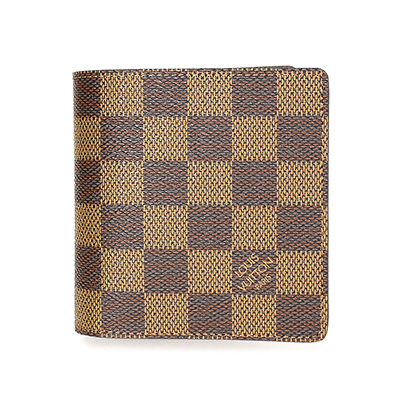 ルイヴィトン 　LOUISVUITTON　ダミエ　ポルトビエ カルトクレディモネ　二つ折り財布　コンパクト財布　N61665