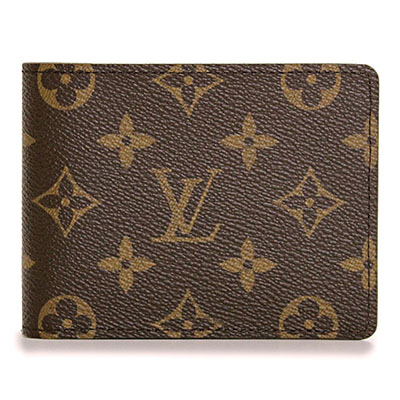ルイ ヴィトン財布  LOUIS VUITTON 二つ折り 札入れ ポルトフォイユ・ミュルティプル モノグラム M60895