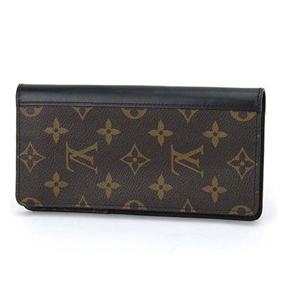 LOUIS VUITTON財布 ルイヴィトン『モノグラム マカサー ポルトフォイユ タノン』M93800 メンズ 二つ折り長財布