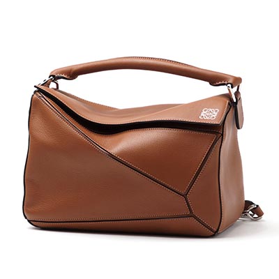 ロエベ/LOEWE ハンドバッグ(2WAY仕様) PUZZLE SMALL CLASSIC CALF TAN ブラウン系 32230 k74 2530 レディース