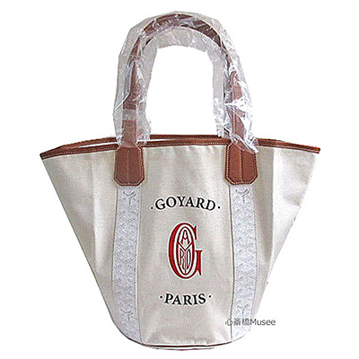 GOYARD ゴヤール マーカージュ トート バッグ ホワイト 白 キャンバス リバーシブル ショッパー・リボンのラッピング G2020626