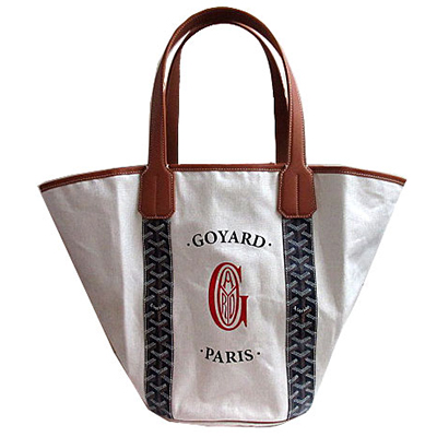  GOYARD ゴヤール マーカージュ トート バッグ ネイビー 紺 キャンバス リバーシブル ショッパー・リボンのラッピング G2020625