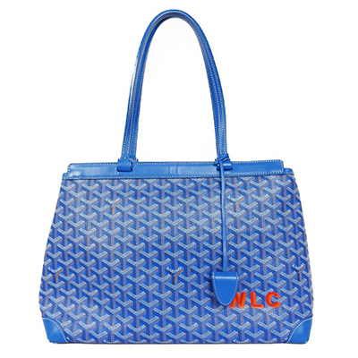 ゴヤール  GOYARD ベルシャス PM トートバッグ ショルダーバッグ ヘリンボーン ブルー G2020601
