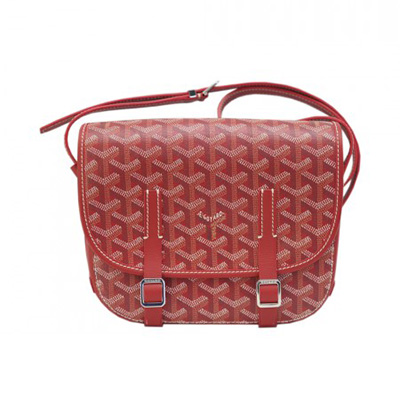 GOYARD  ゴヤール ベルヴェデール ユニセックス ショルダーバッグ 赤×シルバー金具 G2020888