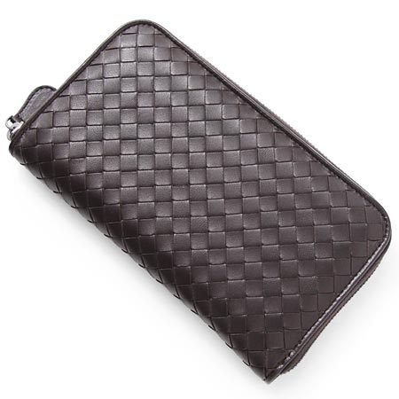ボッテガヴェネタ財布 BOTTEGA VENETA 長財布 114076 V001N 2040 ブラウン ウォレット ボッテガ・べネタ レザー 本革 イントレチャート ギフト