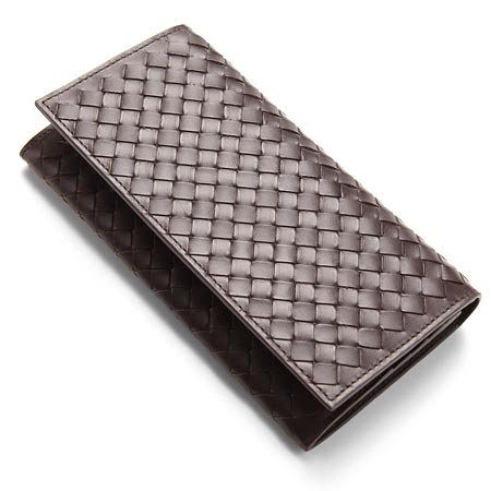 ボッテガヴェネタ BOTTEGA VENETA 小銭入れ付き 長財布 ダークブラウン 156819-V4651-2040