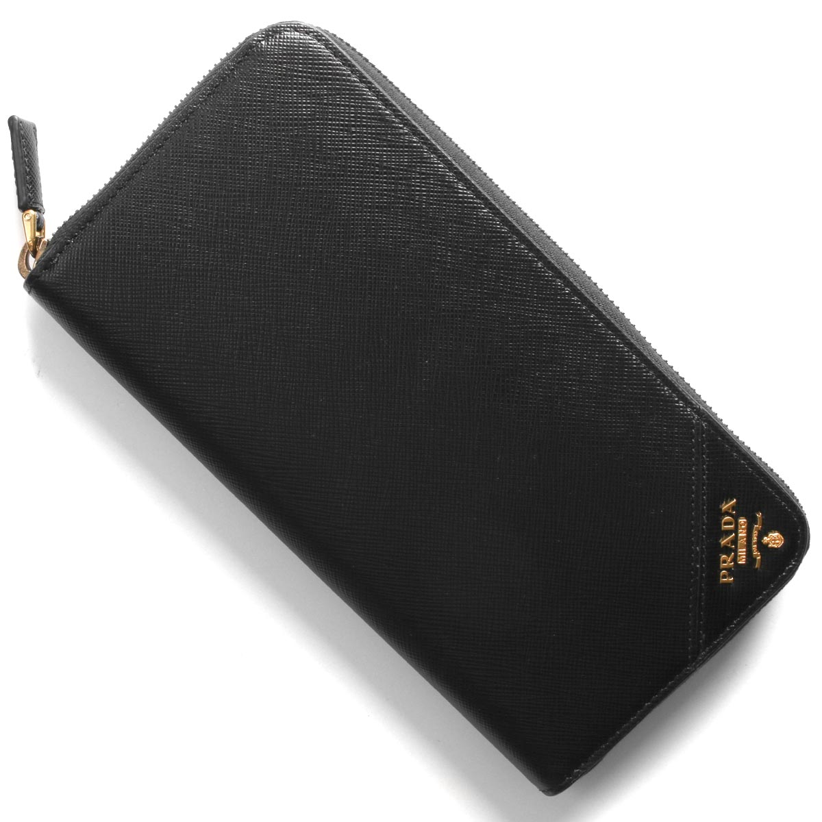 プラダ PRADA 長財布 サフィアーノ/SAFFIANO メタル/METAL ブラック 2ML317 QME F0632 メンズ