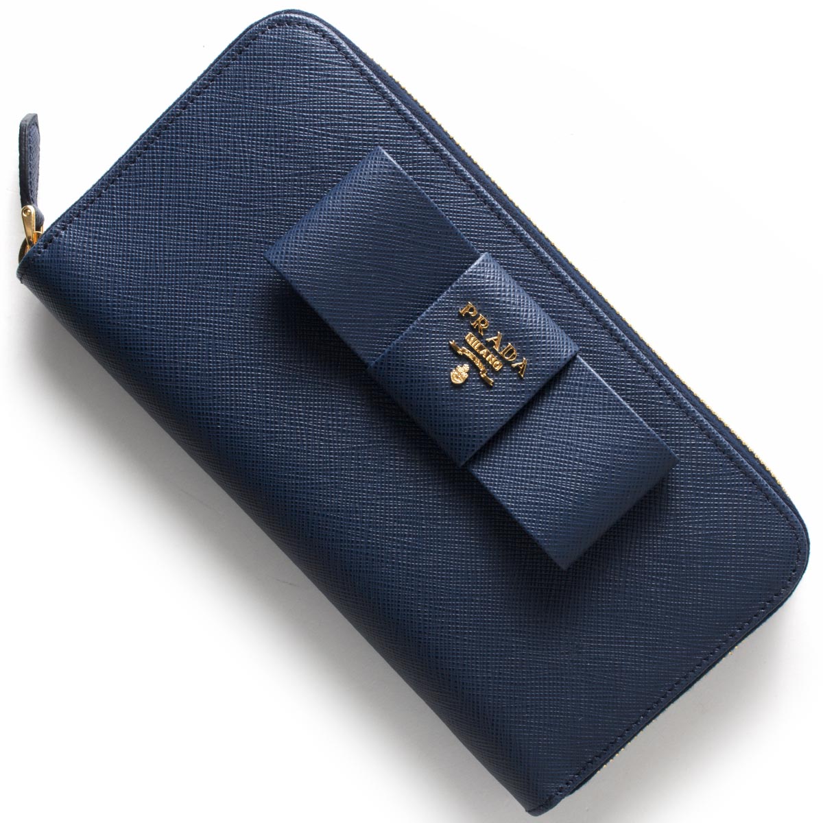 プラダ PRADA 長財布 SAFFIANO FIOCCO ブリエッタブルー 1ML506 ZTM F0016 レディース