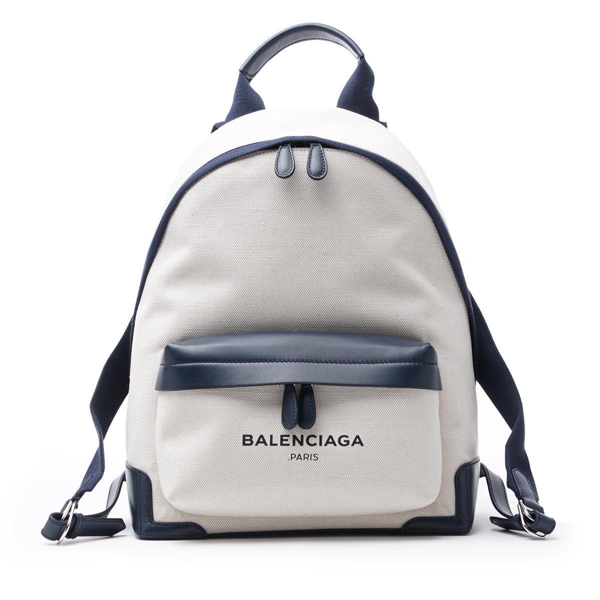 バレンシアガ BALENCIAGA バックパック NAVY BACKPACK NATUREL×BLEU OBSCUR ブルー系 409010 aq38n 4081