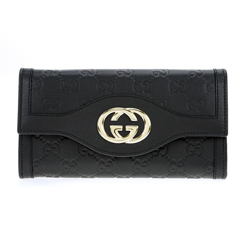 GUCCI グッチ レディース スーキー SUKEY 2つ折長財布 ブラック 282434 AA61G 1000