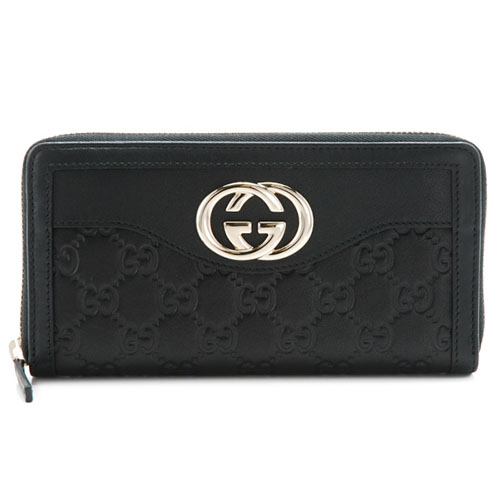 GUCCI/グッチ Sukey スーキー ラウンドファスナー長財布 308012 AA61G 1000