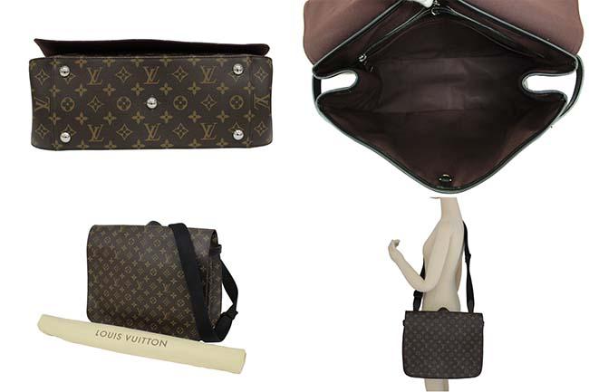 ルイヴィトン(LOUIS VUITTON) モノグラムマカサー ドレイク　メッセンジャーバッグ　斜め掛けショルダー M40636