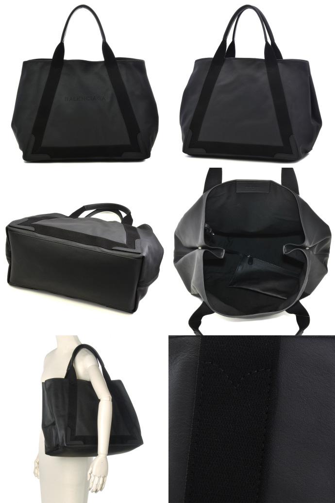 バレンシアガ BALENCIAGA バッグ NAVY CABAS M トートバッグ 339936 CNT1N 1000 