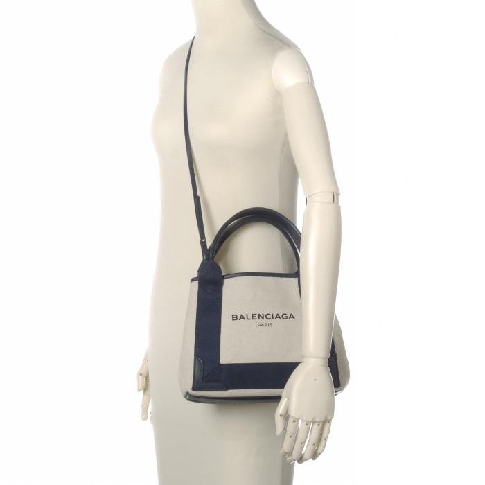 バレンシアガ BALENCIAGA バッグ NAVY CABAS XS 2WAYハンドバッグ 390346 AQ38N 4081 