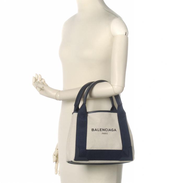 バレンシアガ BALENCIAGA バッグ NAVY CABAS XS 2WAYハンドバッグ 390346 AQ38N 4081 