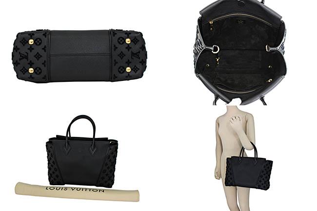ルイヴィトン（LOUIS VUITTON）M94482　トートＷPM　ヴォーカシミール　ハンドバッグ　トートバッグ　ノワール