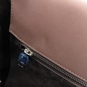 LOUIS VUITTON M94481 トートW PM キュイール・オルフェーヴル トートバッグ スエード/カーフスキン ブラック×ブラウン×イエロー