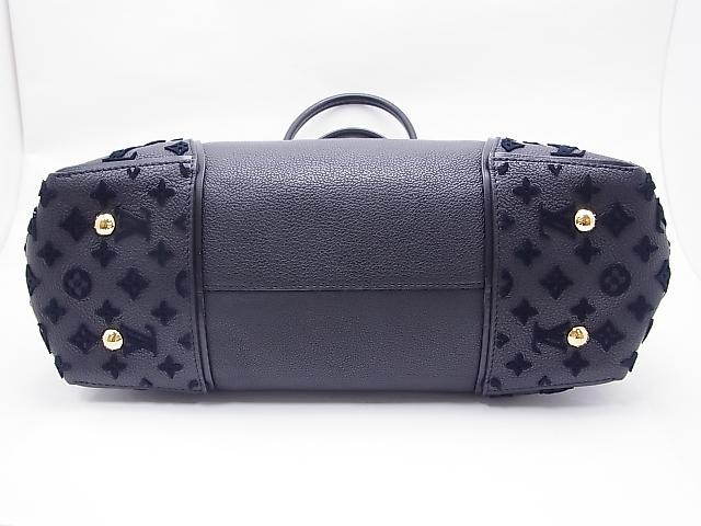 LOUIS VUITTON ルイヴィトン トートW GM 黒(ノワール) ブラック ハンドバッグ カーフレザー×ヴォーカシミール M94480